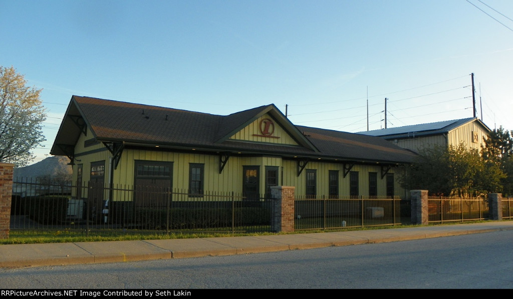 Illinois Central now Indiana Railroad depot